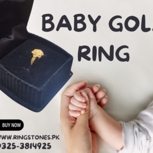 Tiny gold ring to your little one's style